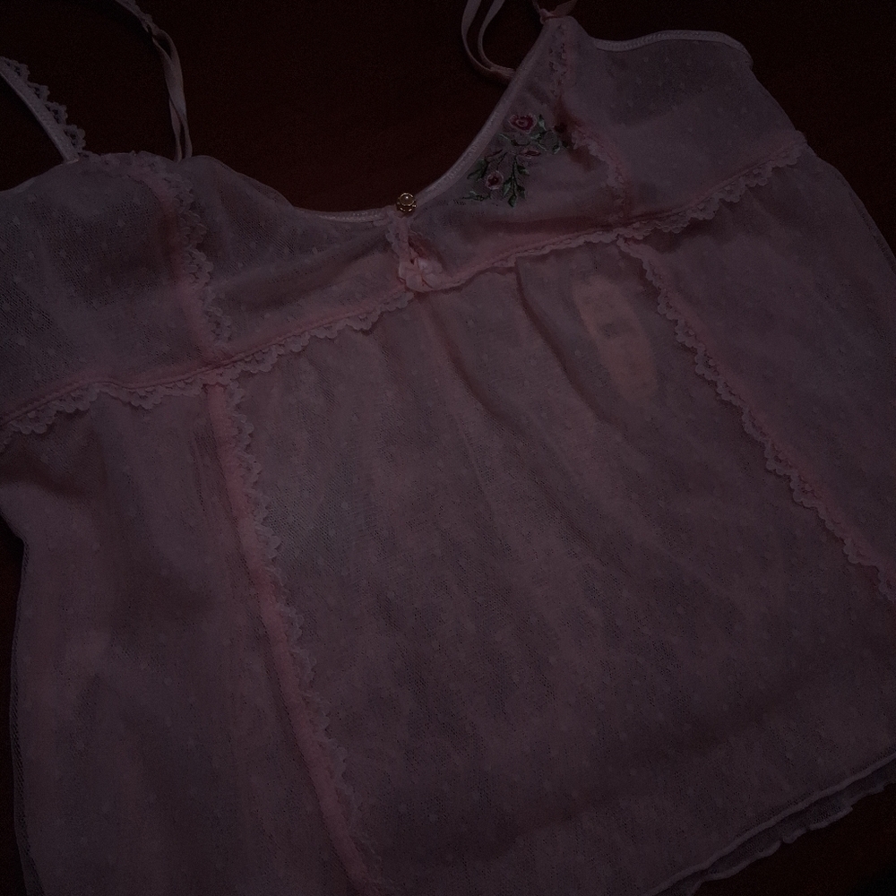 Victoria's Secret Angel's M Lace Lingerie Tank Top - Picture 8 of 11
